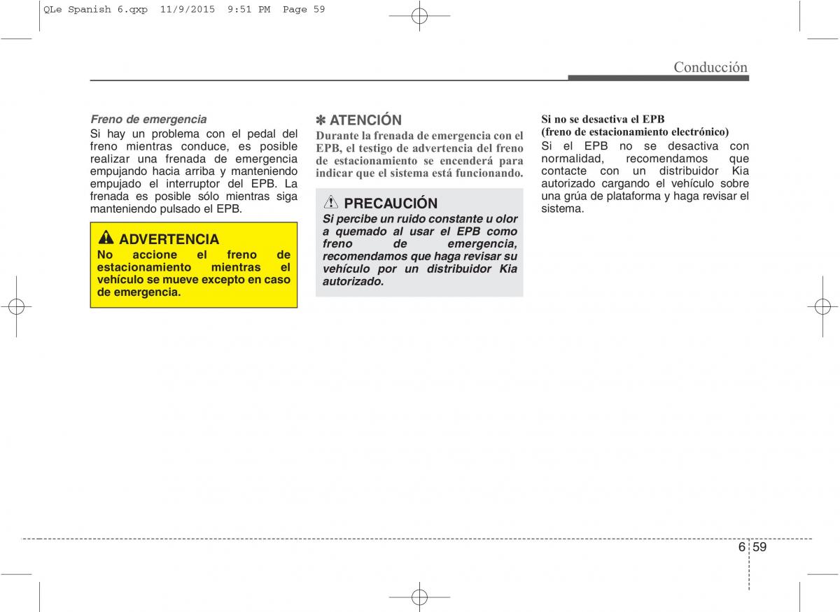 KIA Sportage IV manual del propietario / page 448