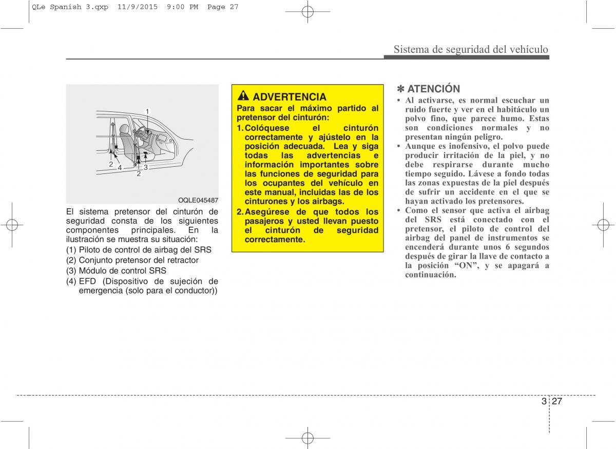 KIA Sportage IV manual del propietario / page 45