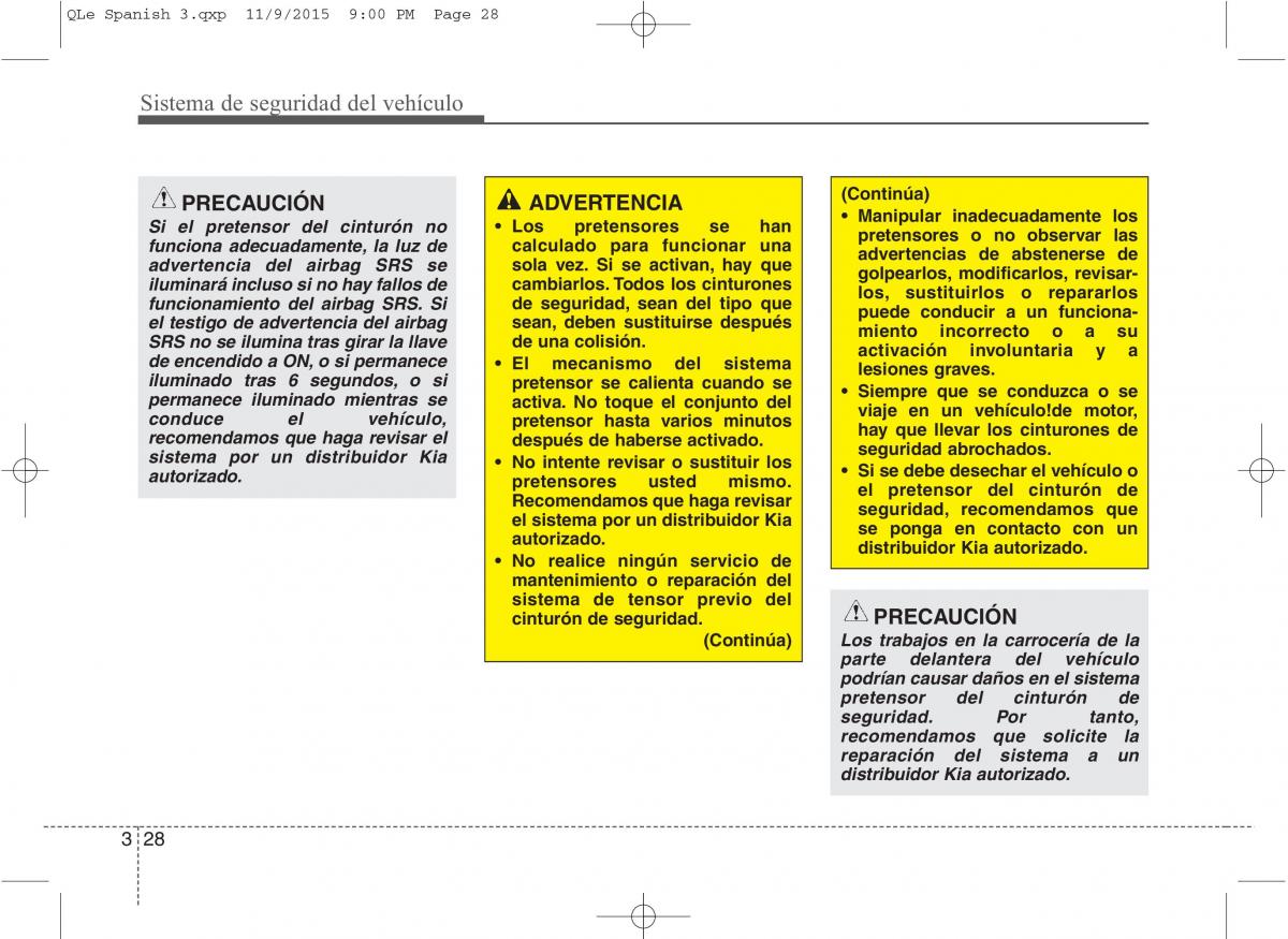 KIA Sportage IV manual del propietario / page 46