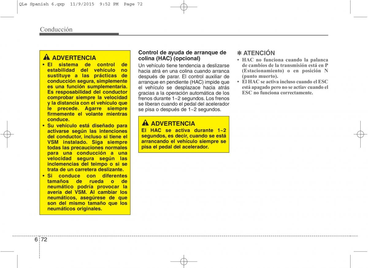 KIA Sportage IV manual del propietario / page 461