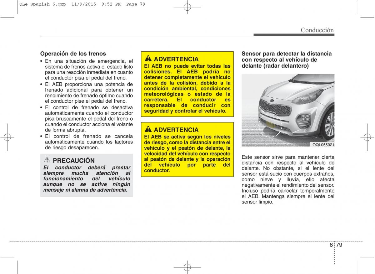 KIA Sportage IV manual del propietario / page 468