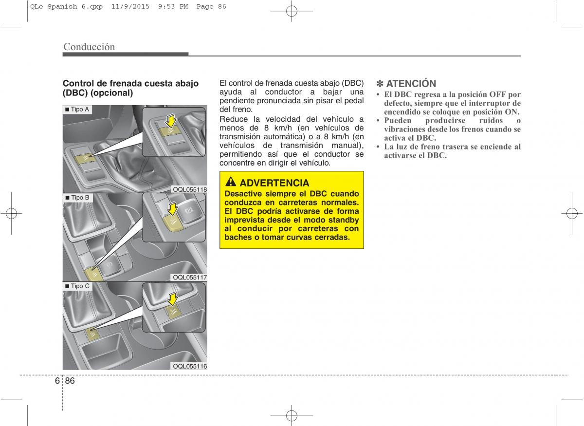 KIA Sportage IV manual del propietario / page 475