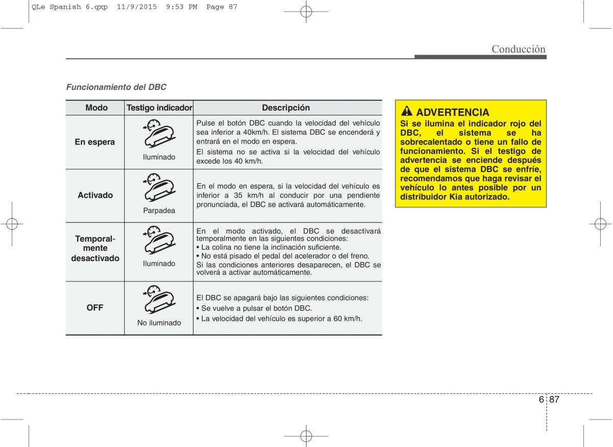 KIA Sportage IV manual del propietario / page 476