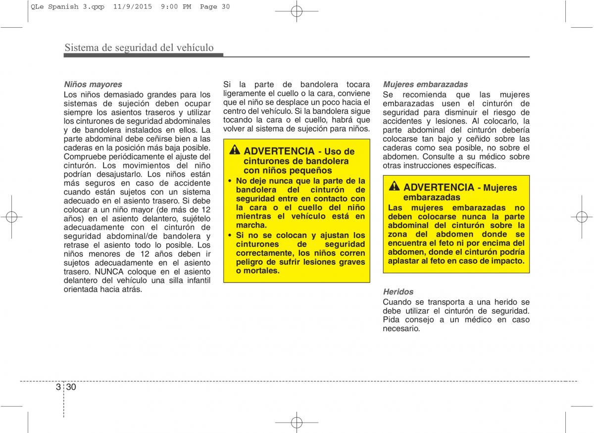 KIA Sportage IV manual del propietario / page 48