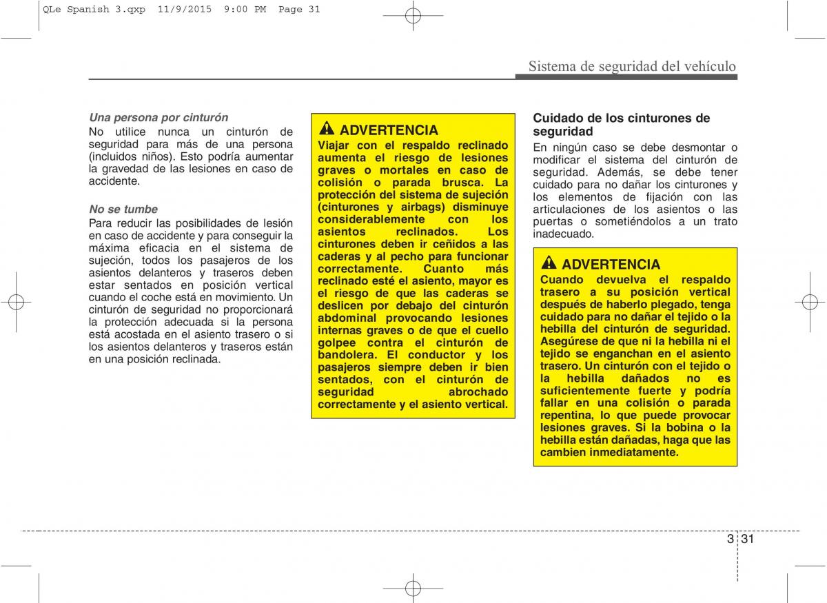 KIA Sportage IV manual del propietario / page 49