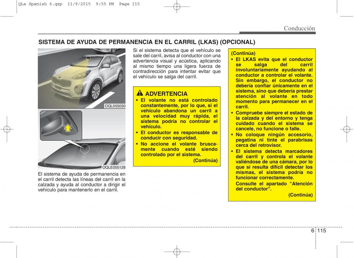 KIA Sportage IV manual del propietario / page 504