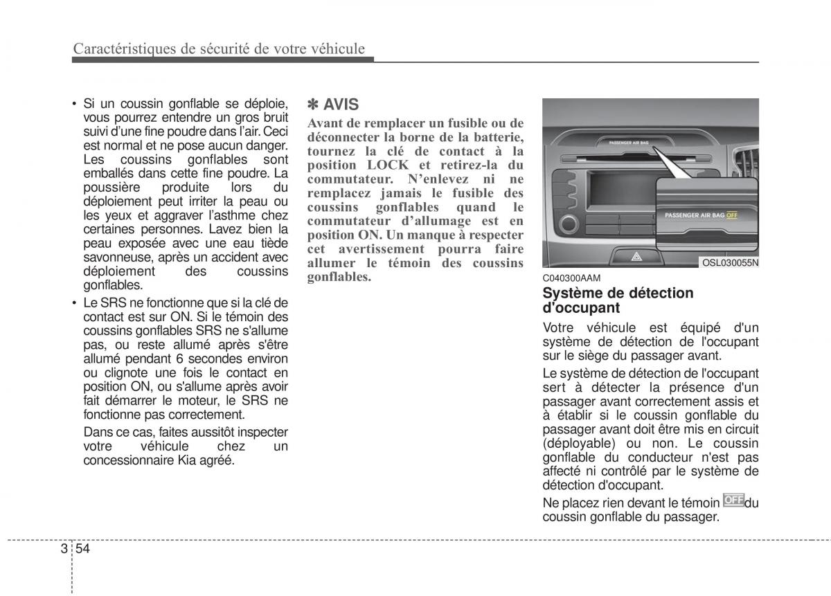 KIA Sportage IV manuel du proprietaire / page 70