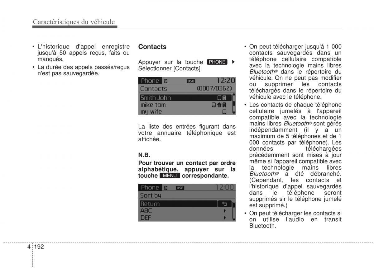 KIA Sportage IV manuel du proprietaire / page 281