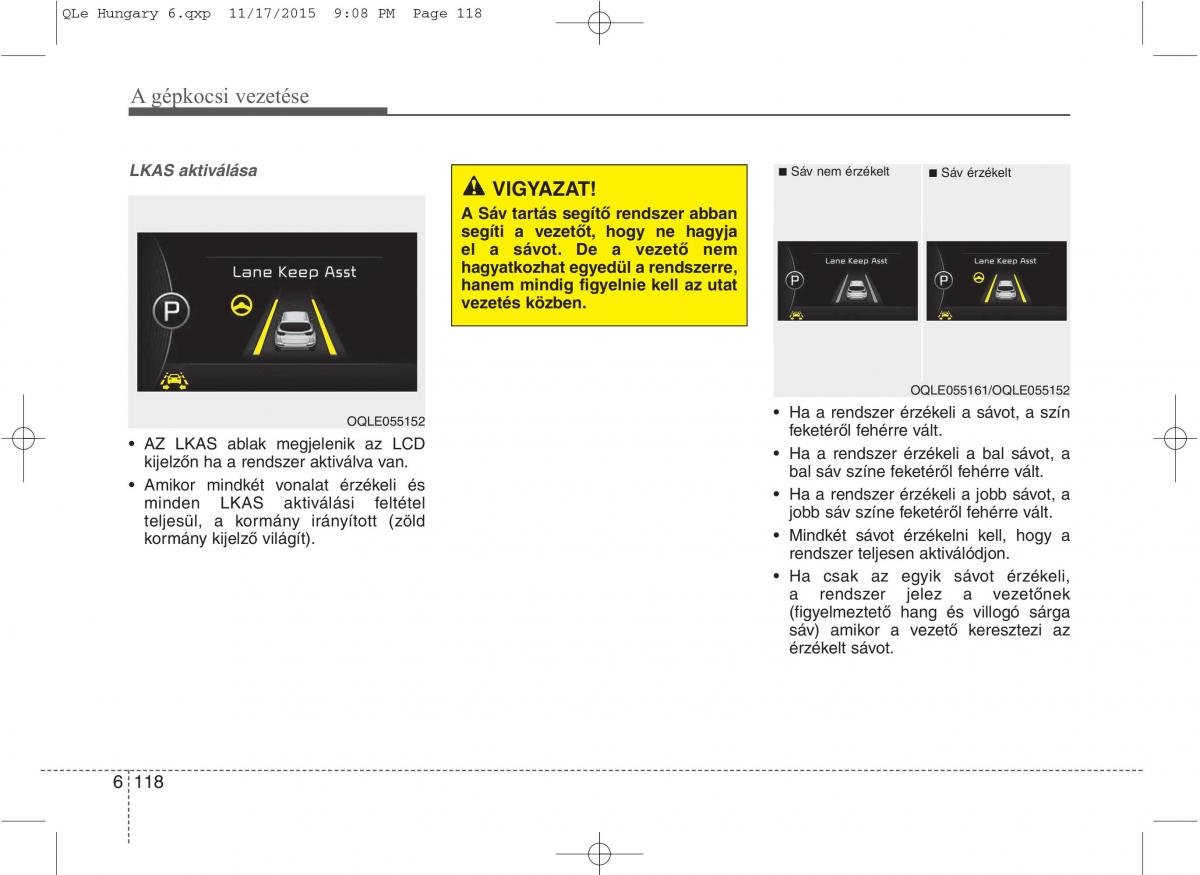 KIA Sportage IV Kezelesi utmutato / page 558