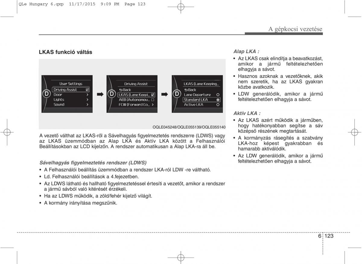 KIA Sportage IV Kezelesi utmutato / page 563