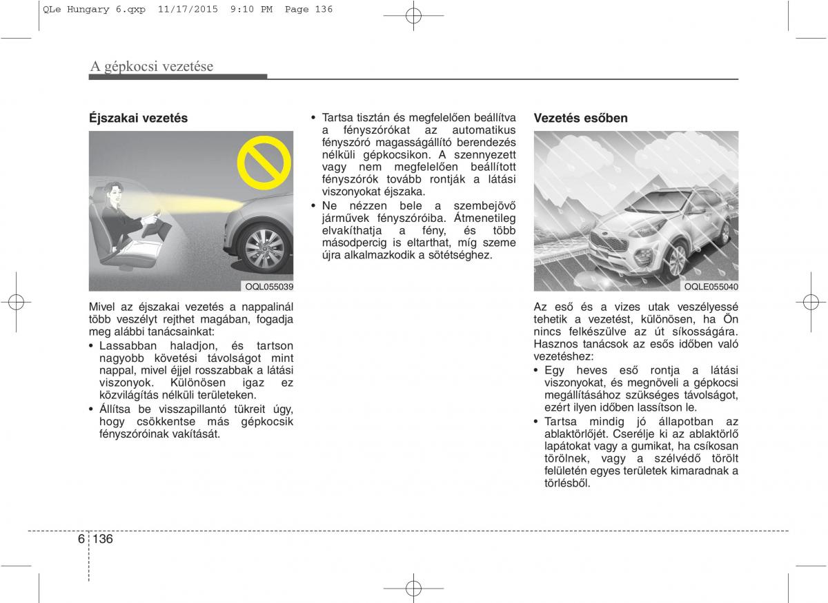 KIA Sportage IV Kezelesi utmutato / page 576