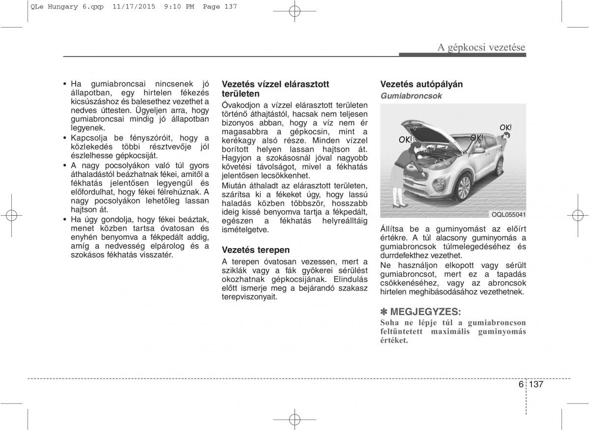 KIA Sportage IV Kezelesi utmutato / page 577