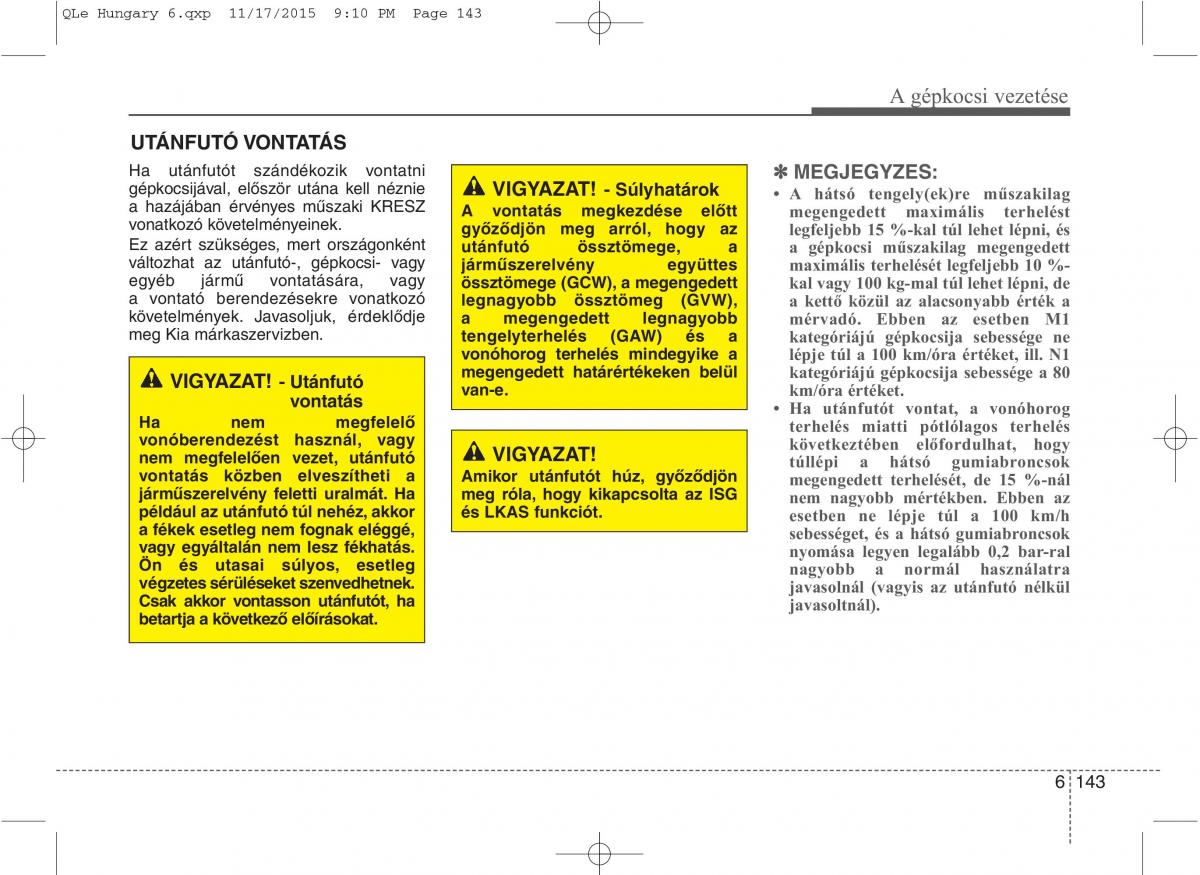 KIA Sportage IV Kezelesi utmutato / page 583