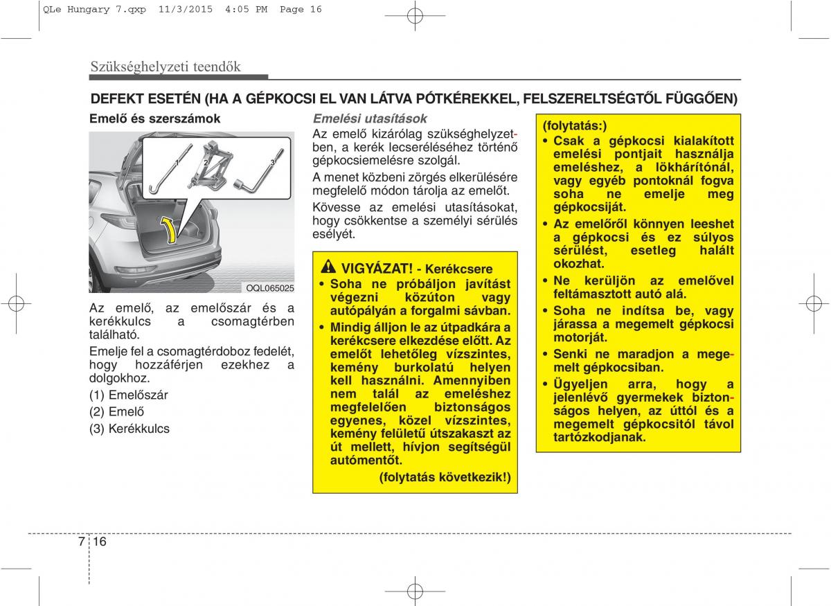 KIA Sportage IV Kezelesi utmutato / page 610