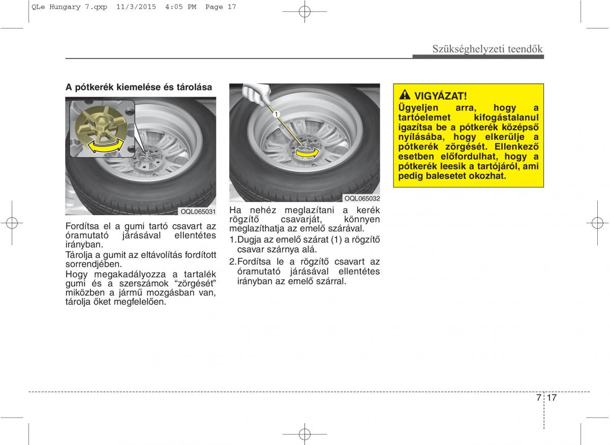 KIA Sportage IV Kezelesi utmutato / page 611