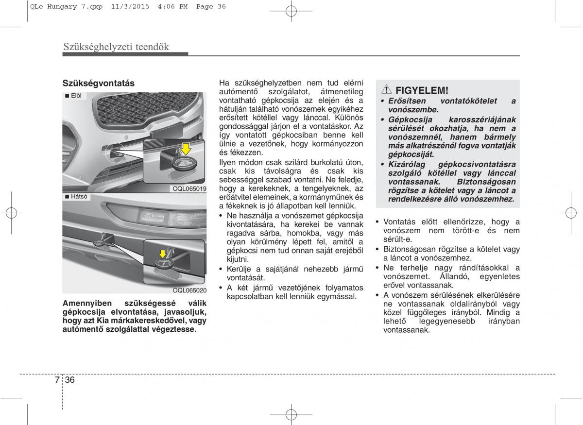 KIA Sportage IV Kezelesi utmutato / page 630