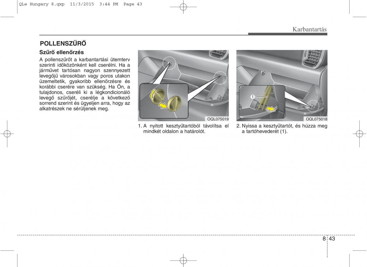 KIA Sportage IV Kezelesi utmutato / page 675