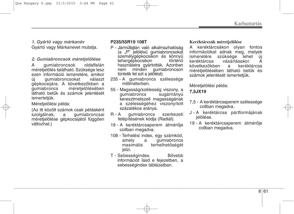 KIA Sportage IV Kezelesi utmutato / page 693