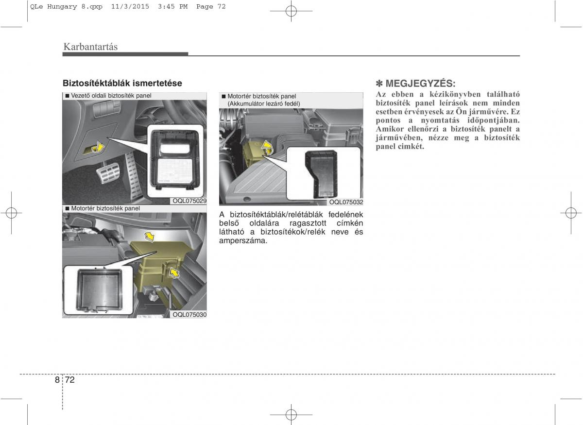 KIA Sportage IV Kezelesi utmutato / page 704