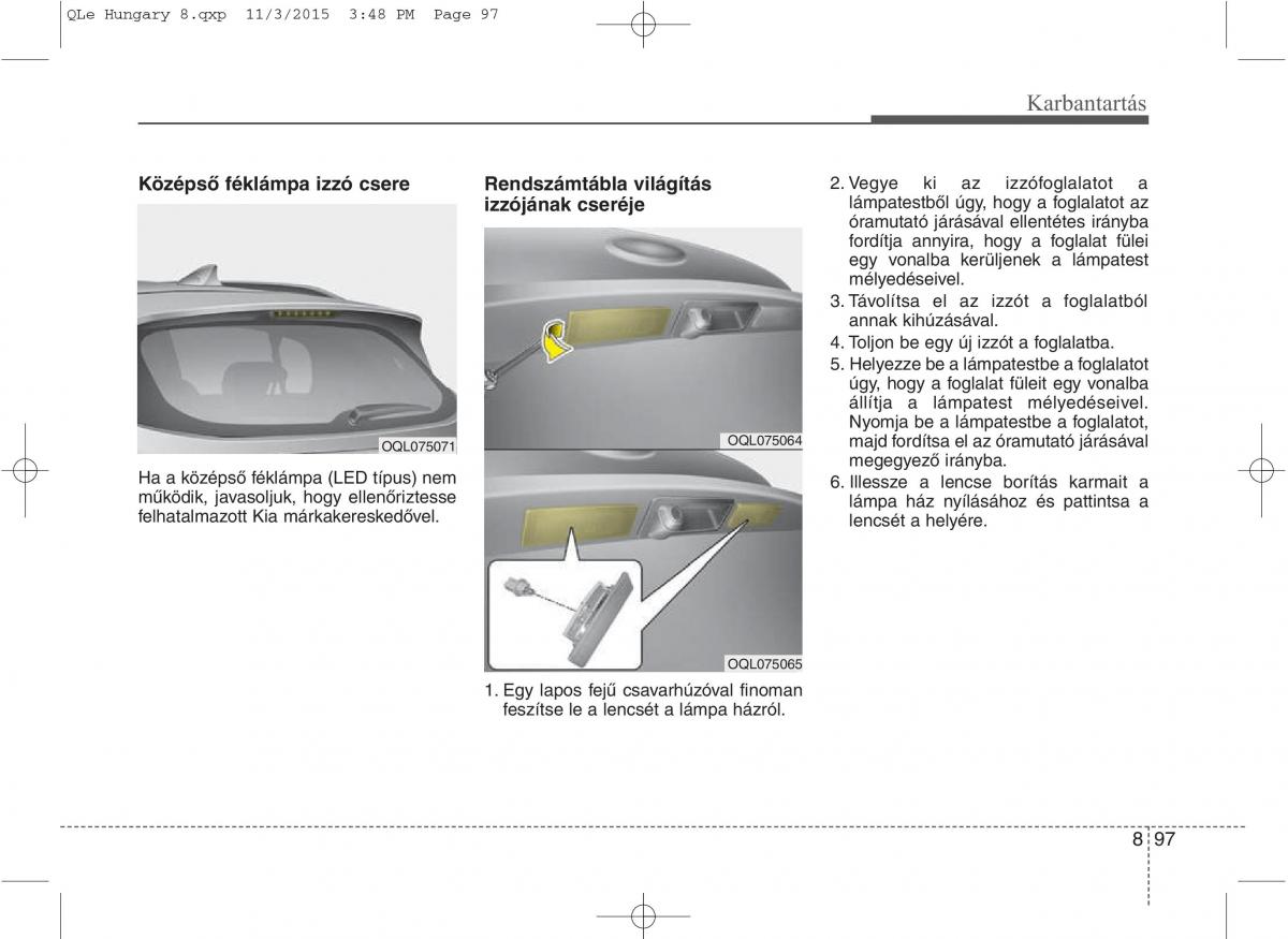 KIA Sportage IV Kezelesi utmutato / page 729