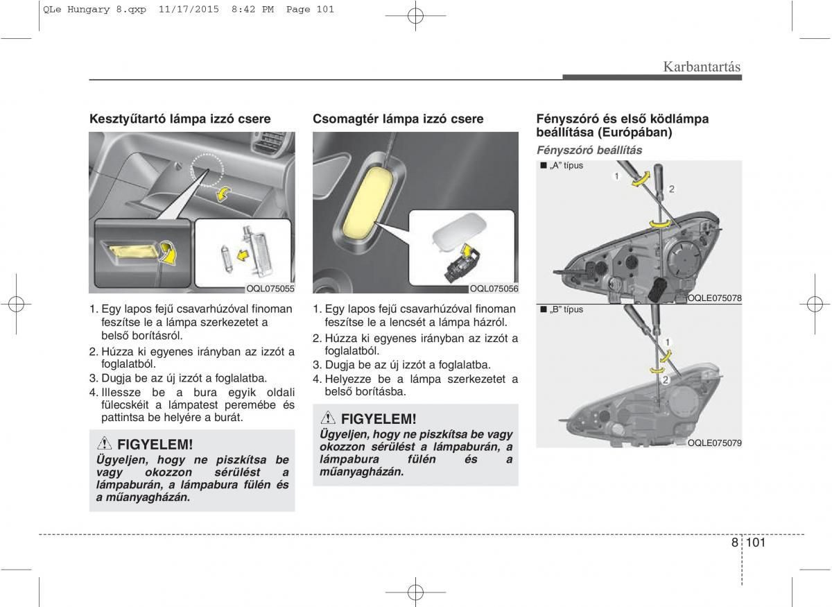 KIA Sportage IV Kezelesi utmutato / page 733