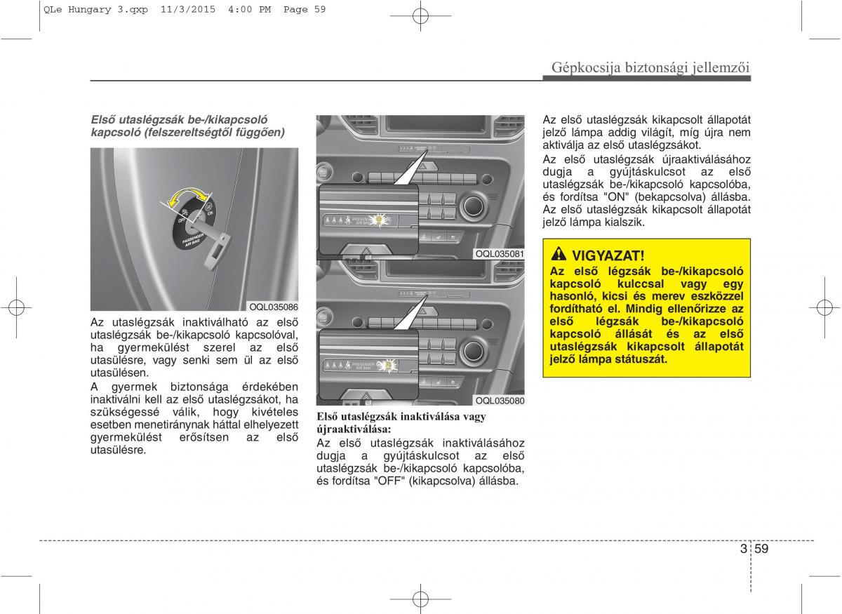 KIA Sportage IV Kezelesi utmutato / page 77