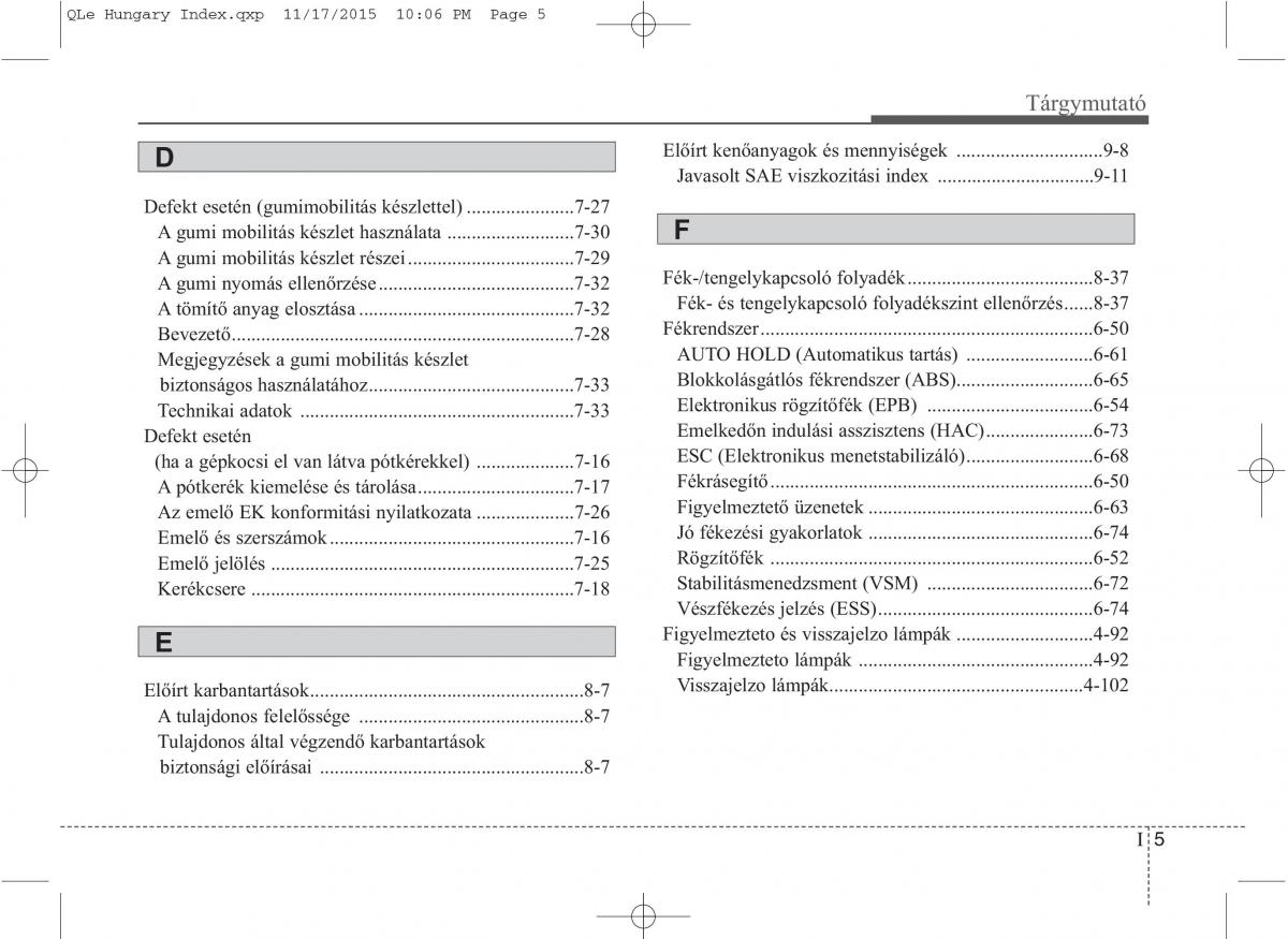 KIA Sportage IV Kezelesi utmutato / page 770