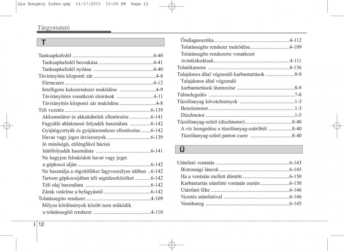 KIA Sportage IV Kezelesi utmutato / page 777