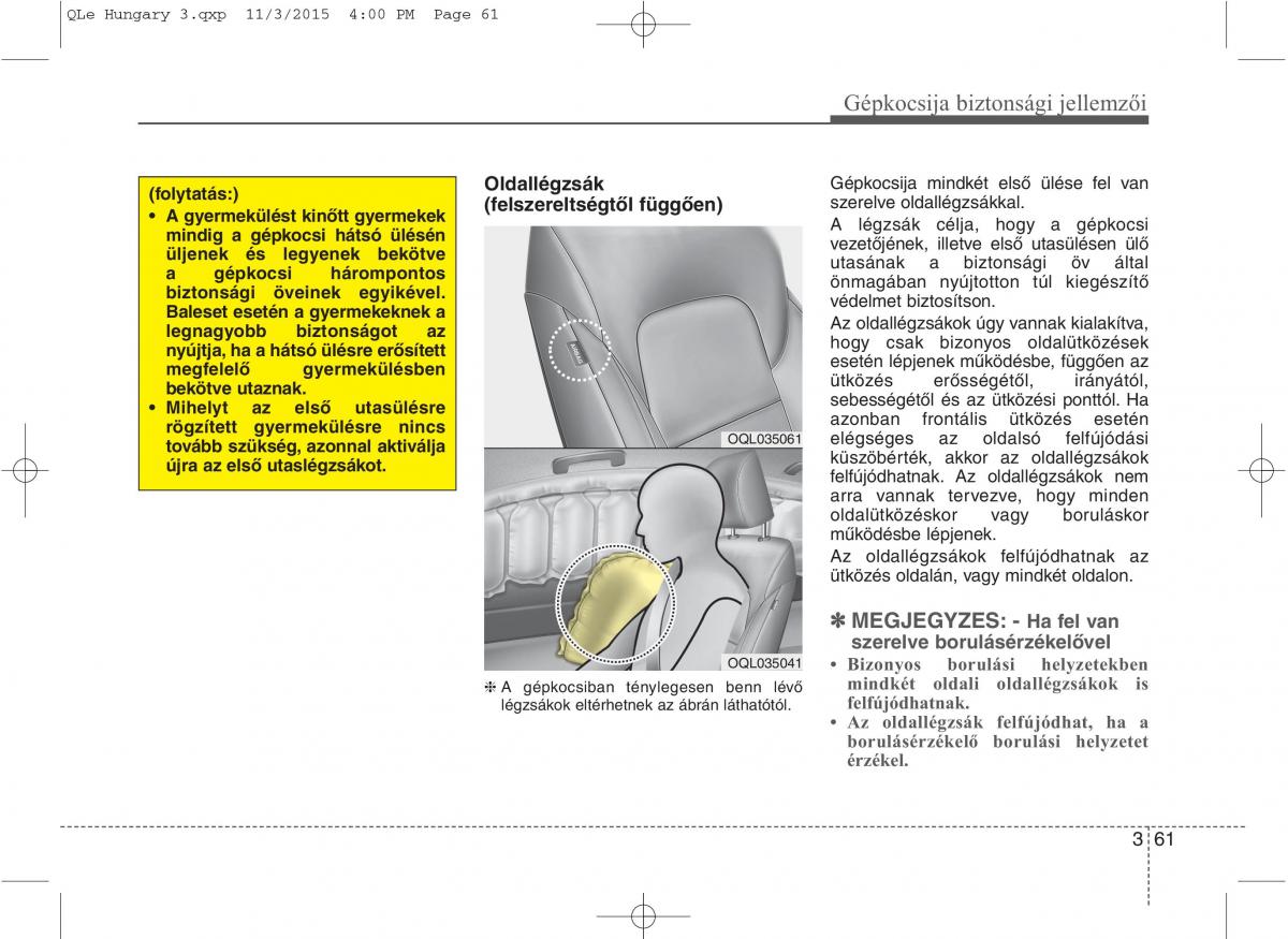 KIA Sportage IV Kezelesi utmutato / page 79