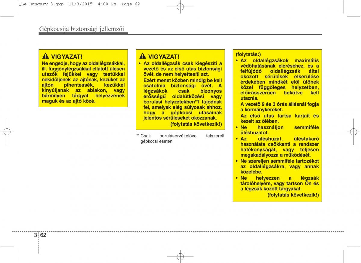 KIA Sportage IV Kezelesi utmutato / page 80