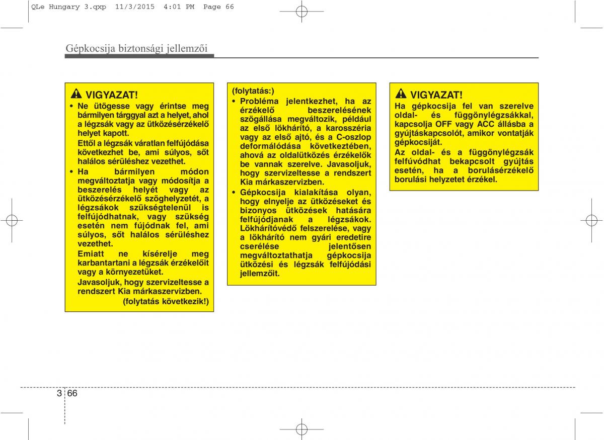 KIA Sportage IV Kezelesi utmutato / page 84