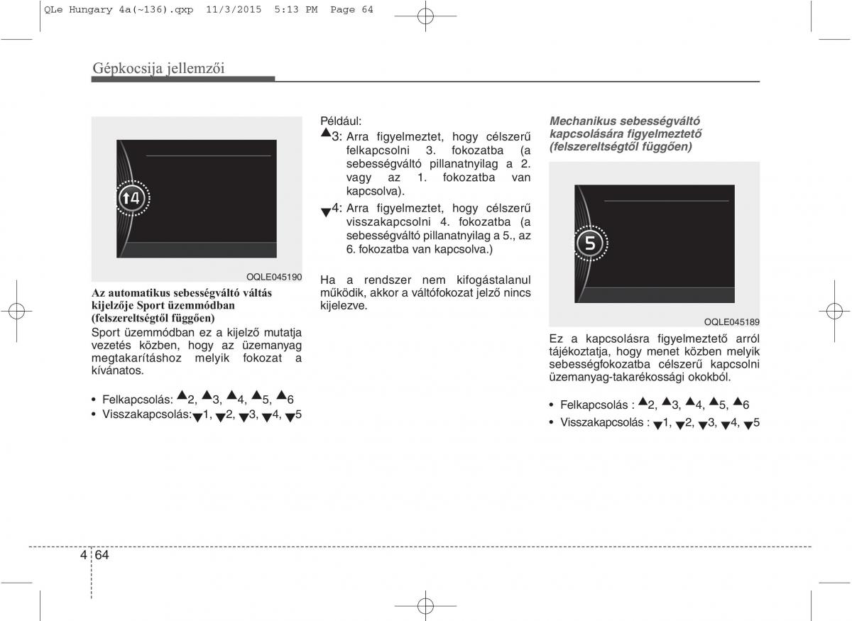 KIA Sportage IV Kezelesi utmutato / page 155