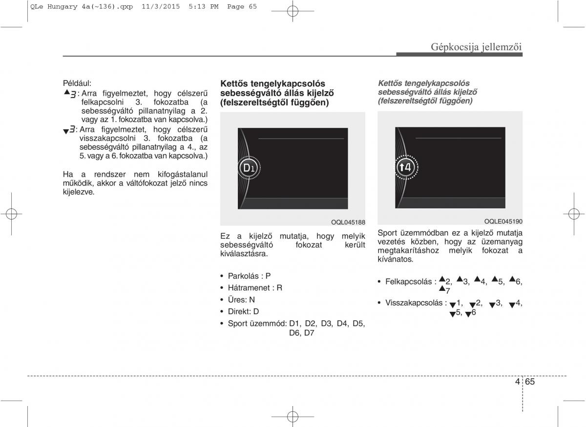 KIA Sportage IV Kezelesi utmutato / page 156