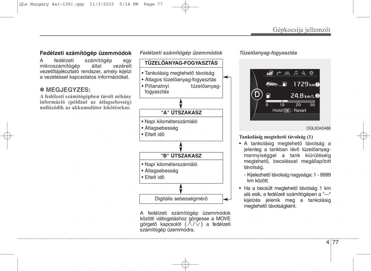 KIA Sportage IV Kezelesi utmutato / page 168