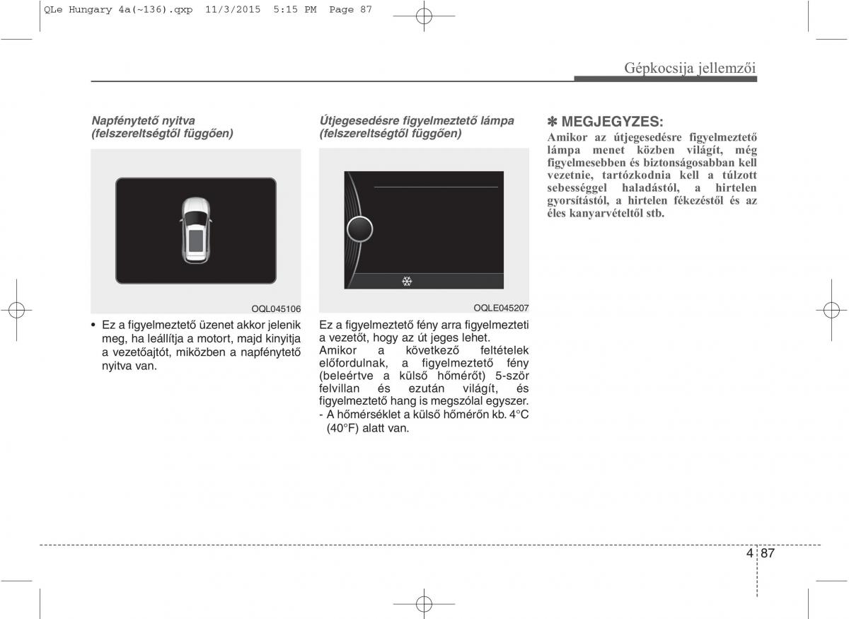 KIA Sportage IV Kezelesi utmutato / page 178