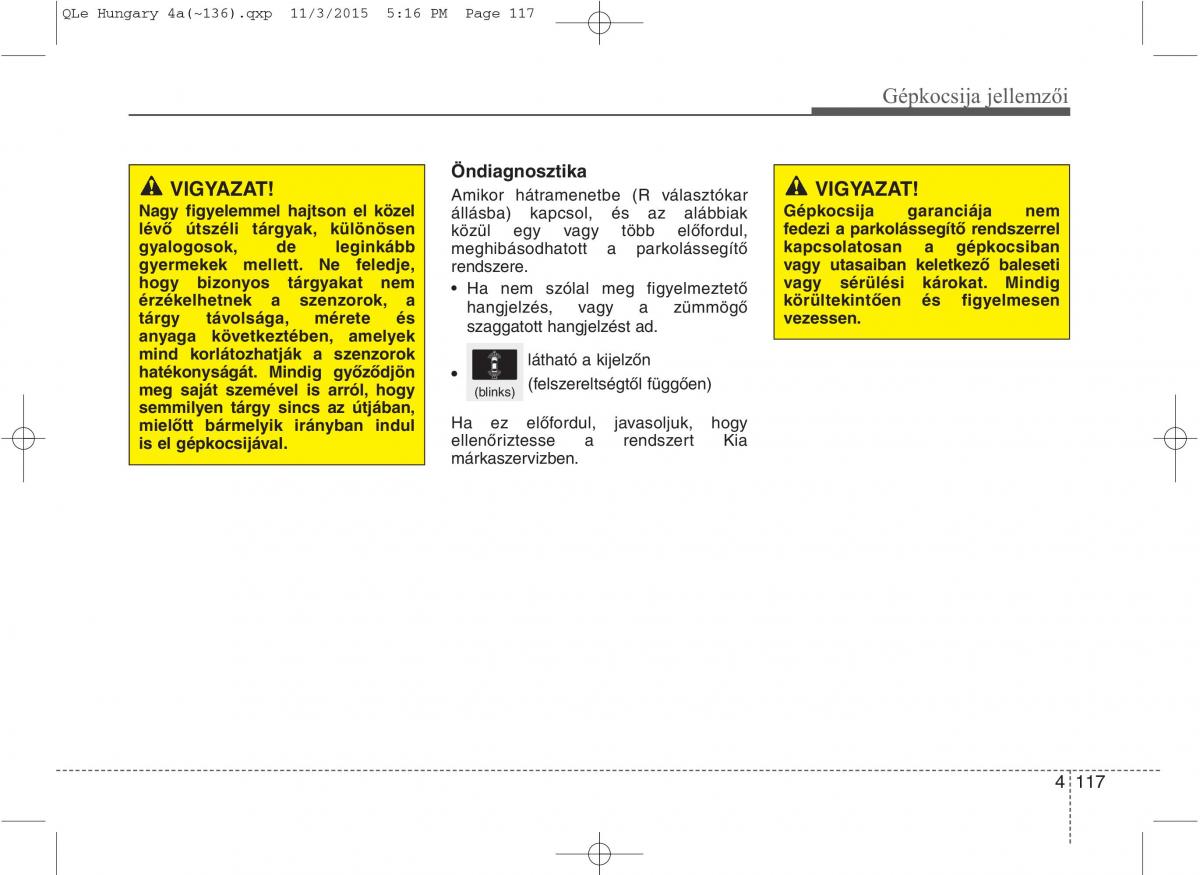 KIA Sportage IV Kezelesi utmutato / page 208