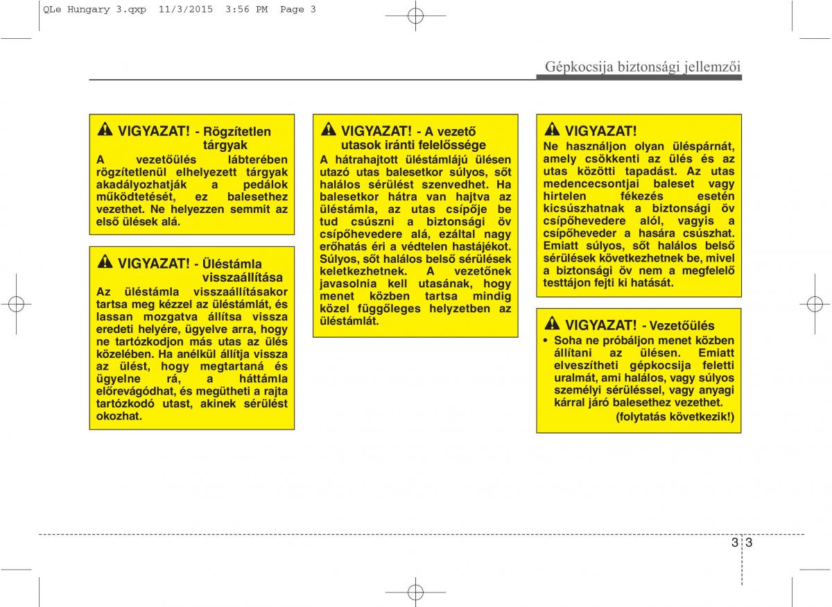 KIA Sportage IV Kezelesi utmutato / page 21