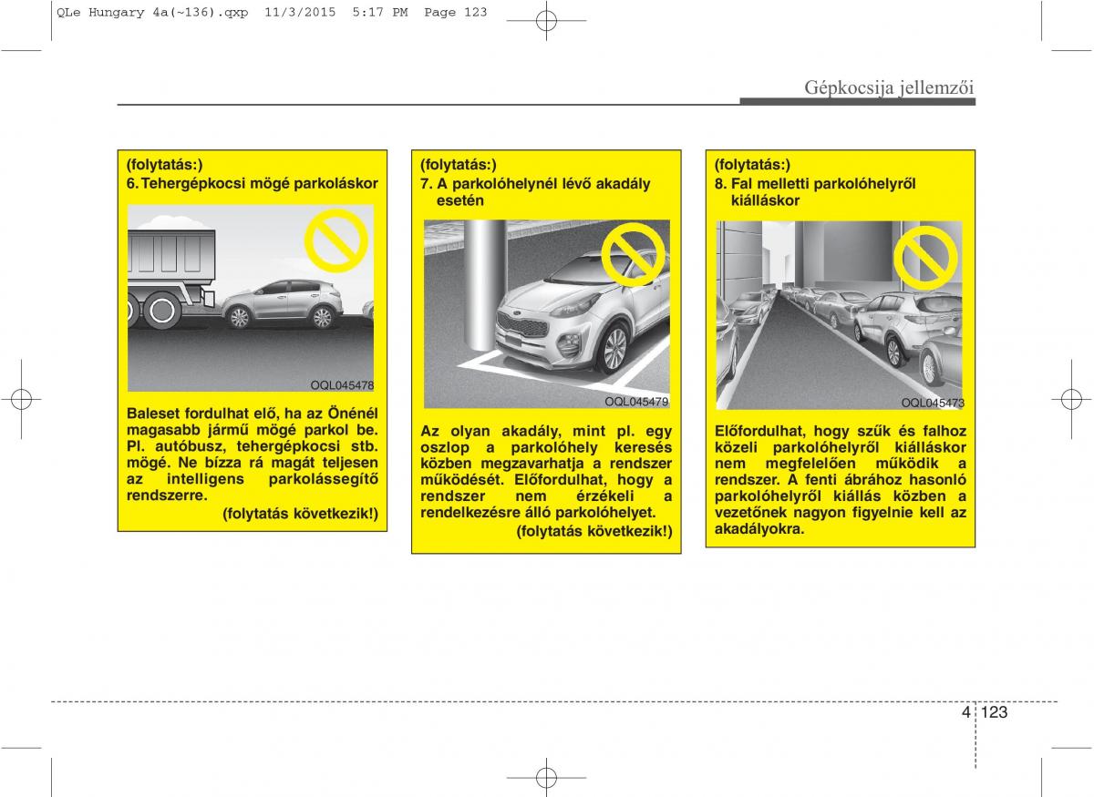 KIA Sportage IV Kezelesi utmutato / page 214