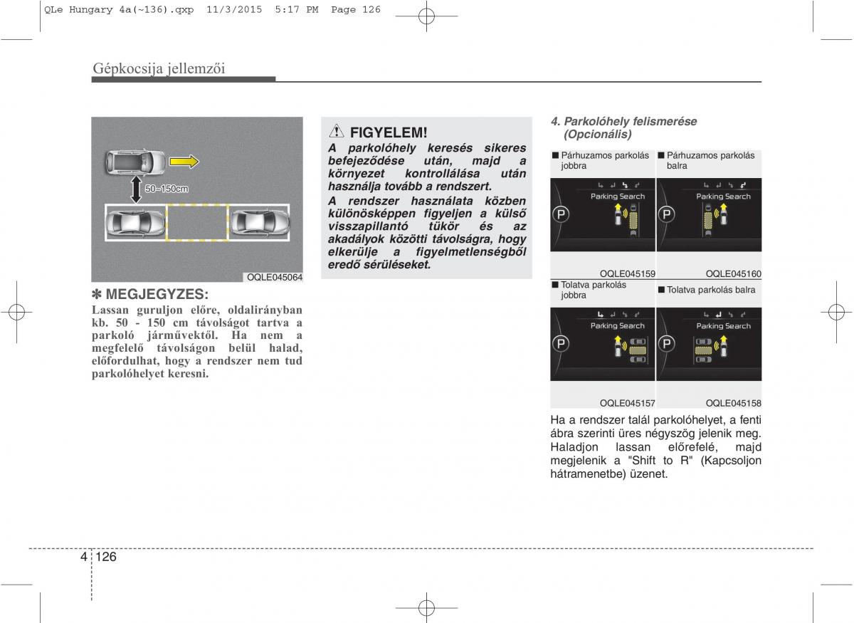 KIA Sportage IV Kezelesi utmutato / page 217