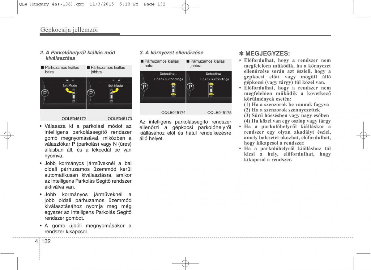 KIA Sportage IV Kezelesi utmutato / page 223