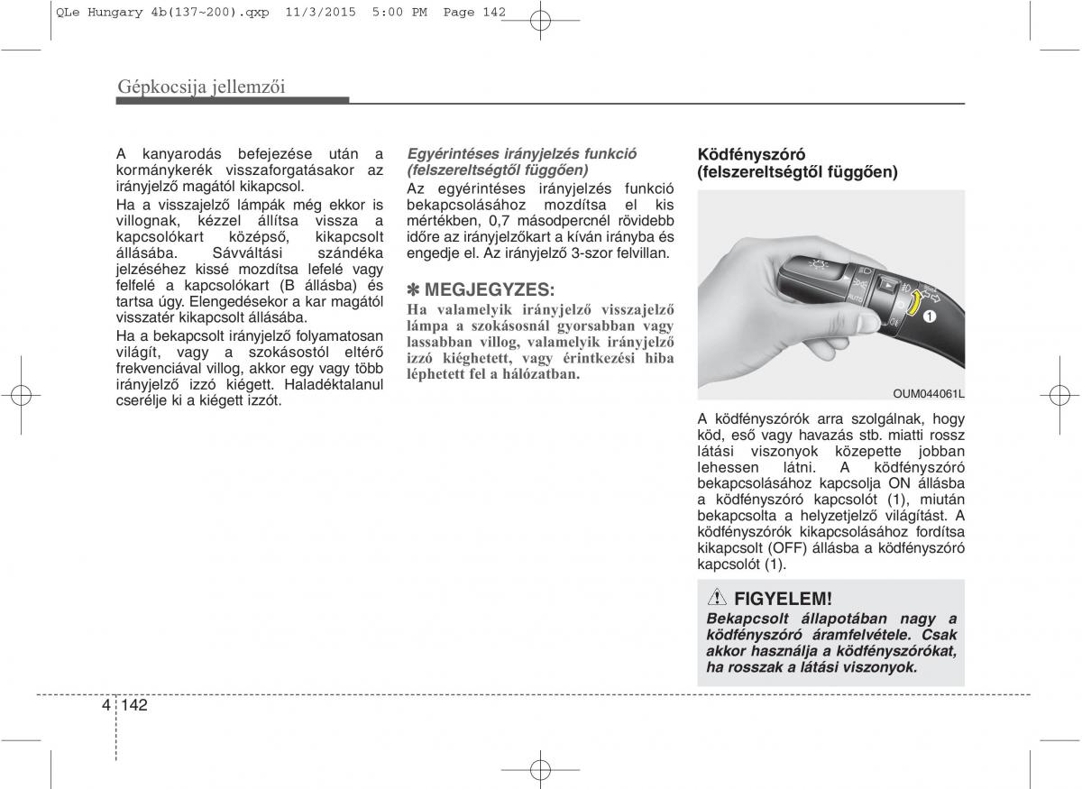 KIA Sportage IV Kezelesi utmutato / page 233