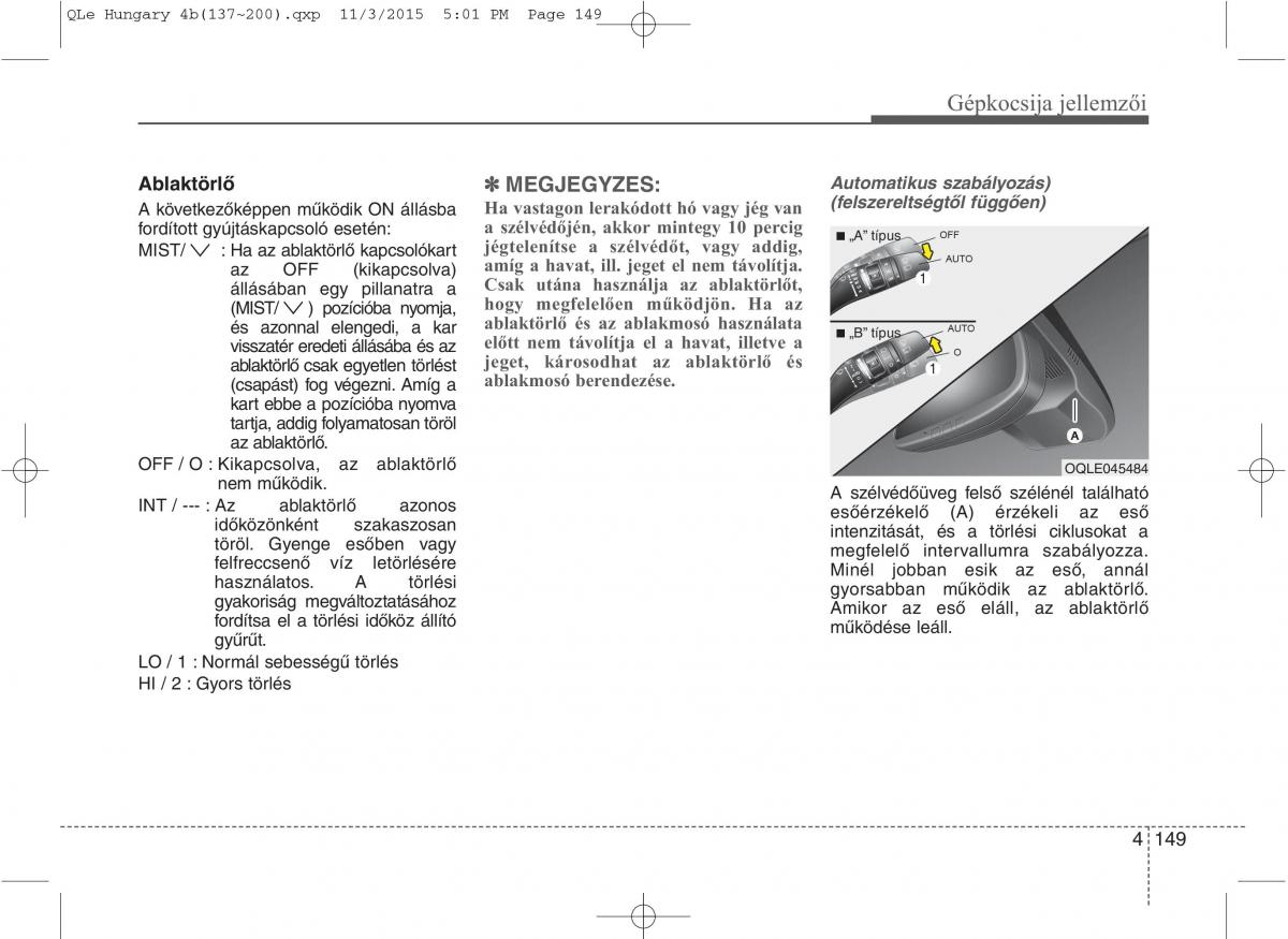 KIA Sportage IV Kezelesi utmutato / page 240