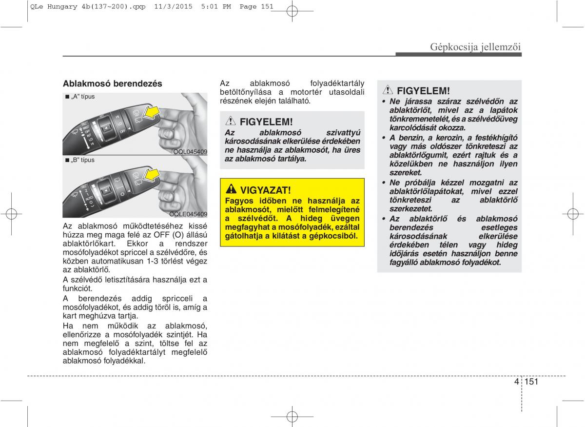 KIA Sportage IV Kezelesi utmutato / page 242