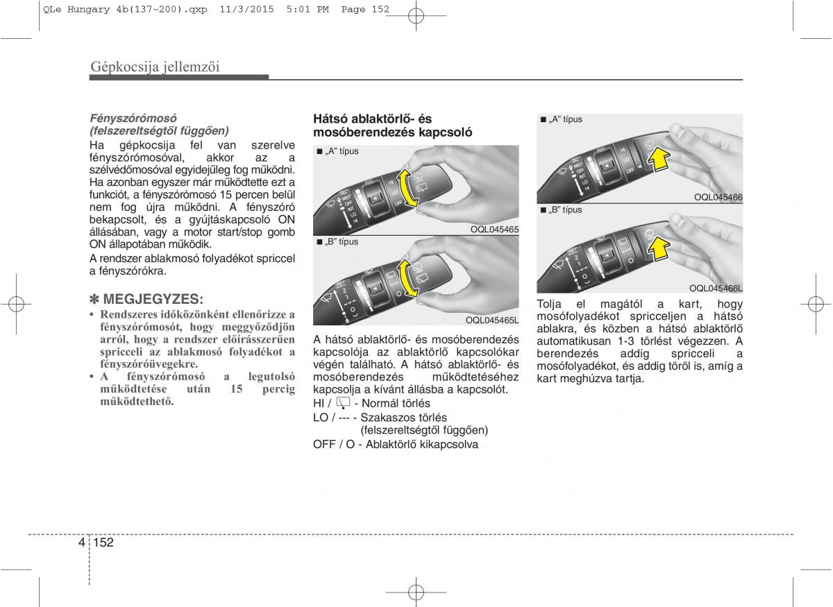 KIA Sportage IV Kezelesi utmutato / page 243