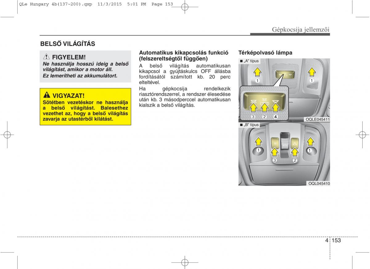 KIA Sportage IV Kezelesi utmutato / page 244