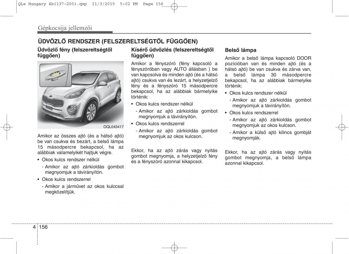 KIA Sportage IV Kezelesi utmutato / page 247