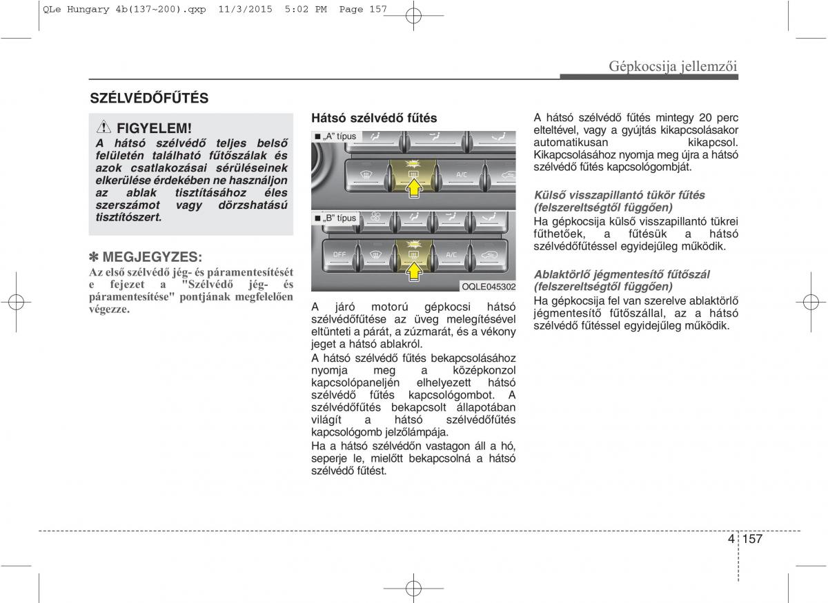 KIA Sportage IV Kezelesi utmutato / page 248