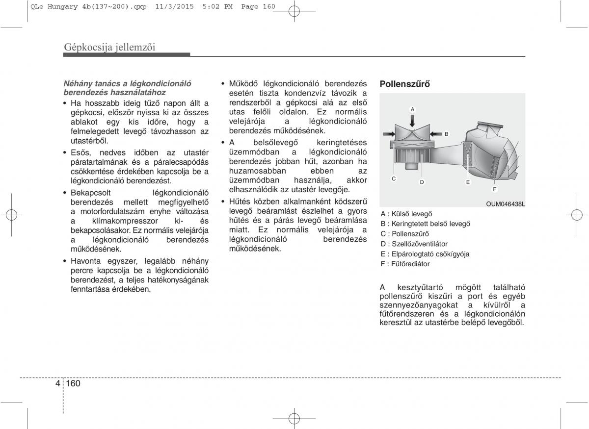 KIA Sportage IV Kezelesi utmutato / page 251