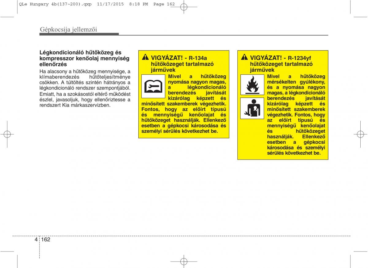 KIA Sportage IV Kezelesi utmutato / page 253