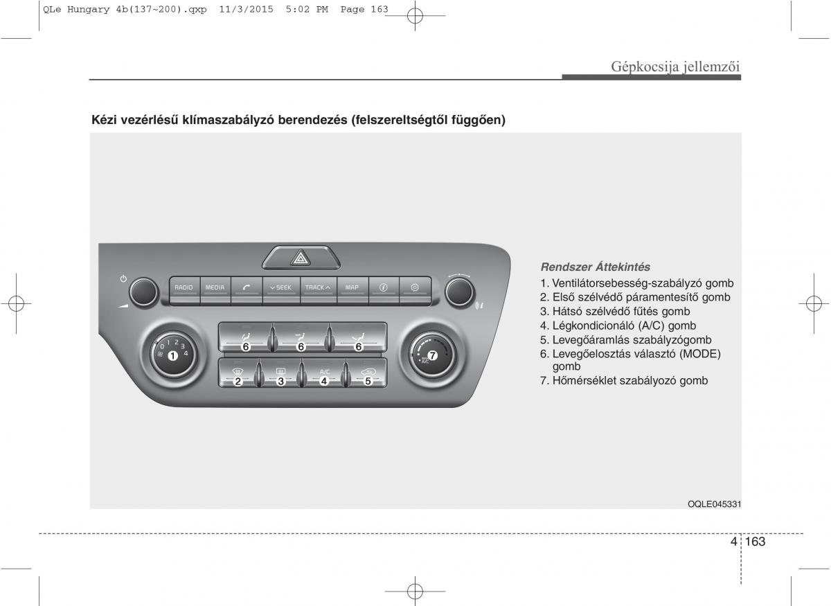 KIA Sportage IV Kezelesi utmutato / page 254